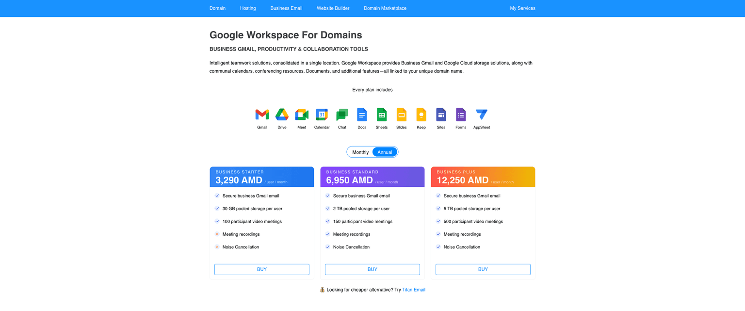 Name.am Business Email