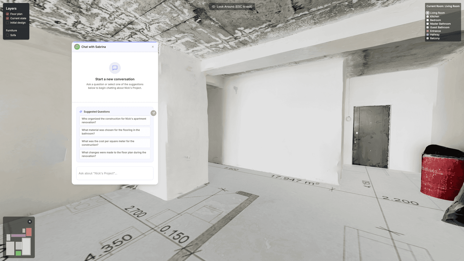 Sabrina 3D Visualization