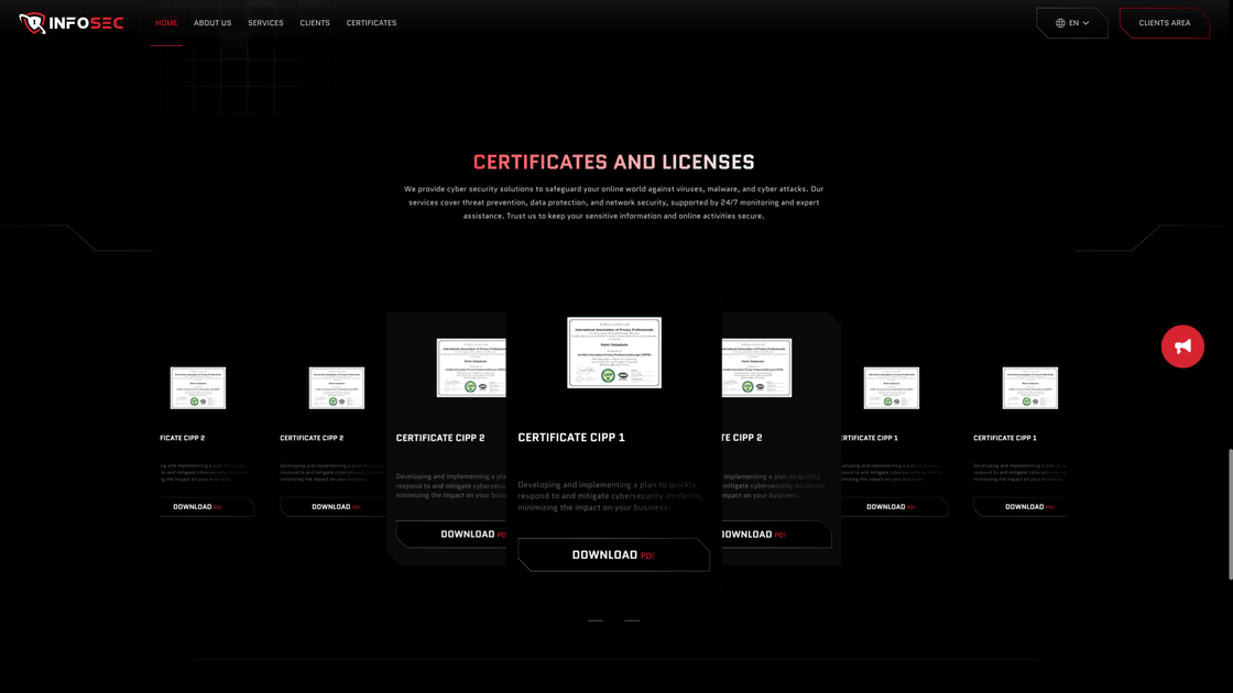 Certificates and Licenses