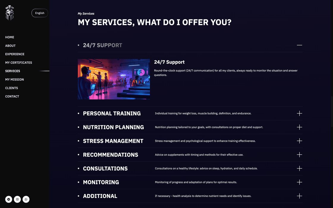 Services Page